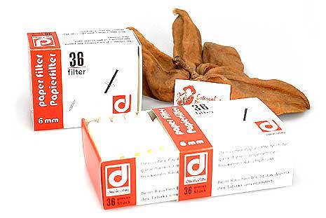 denicotea Blitz System Papierfilter 6mm (36 Filter) denicotea Blitz System Papierfilter 6mm (36 Filter)